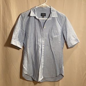 American Eagle denim button down